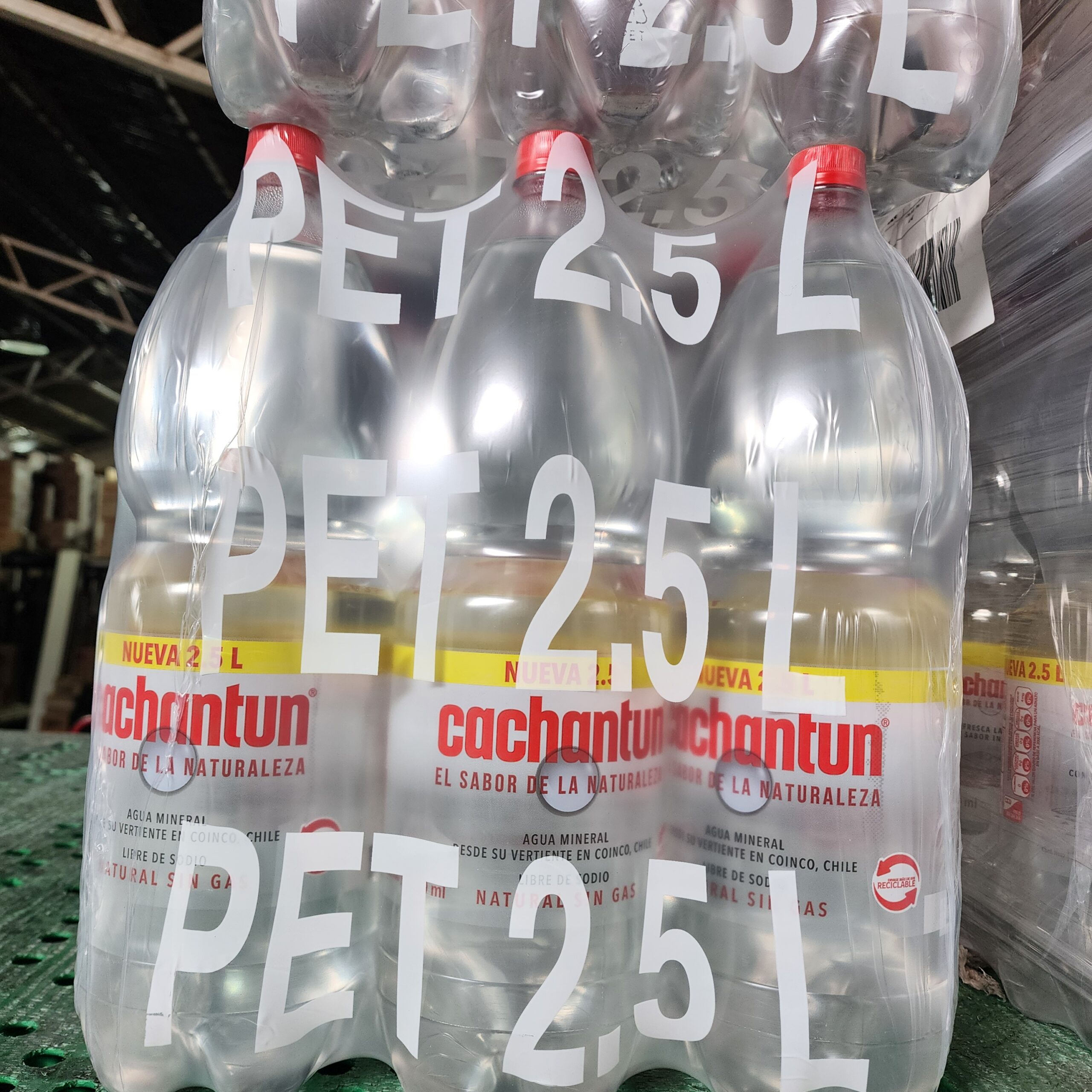 Cachantun 2.5 litros x 6 unidades SIN GAS
