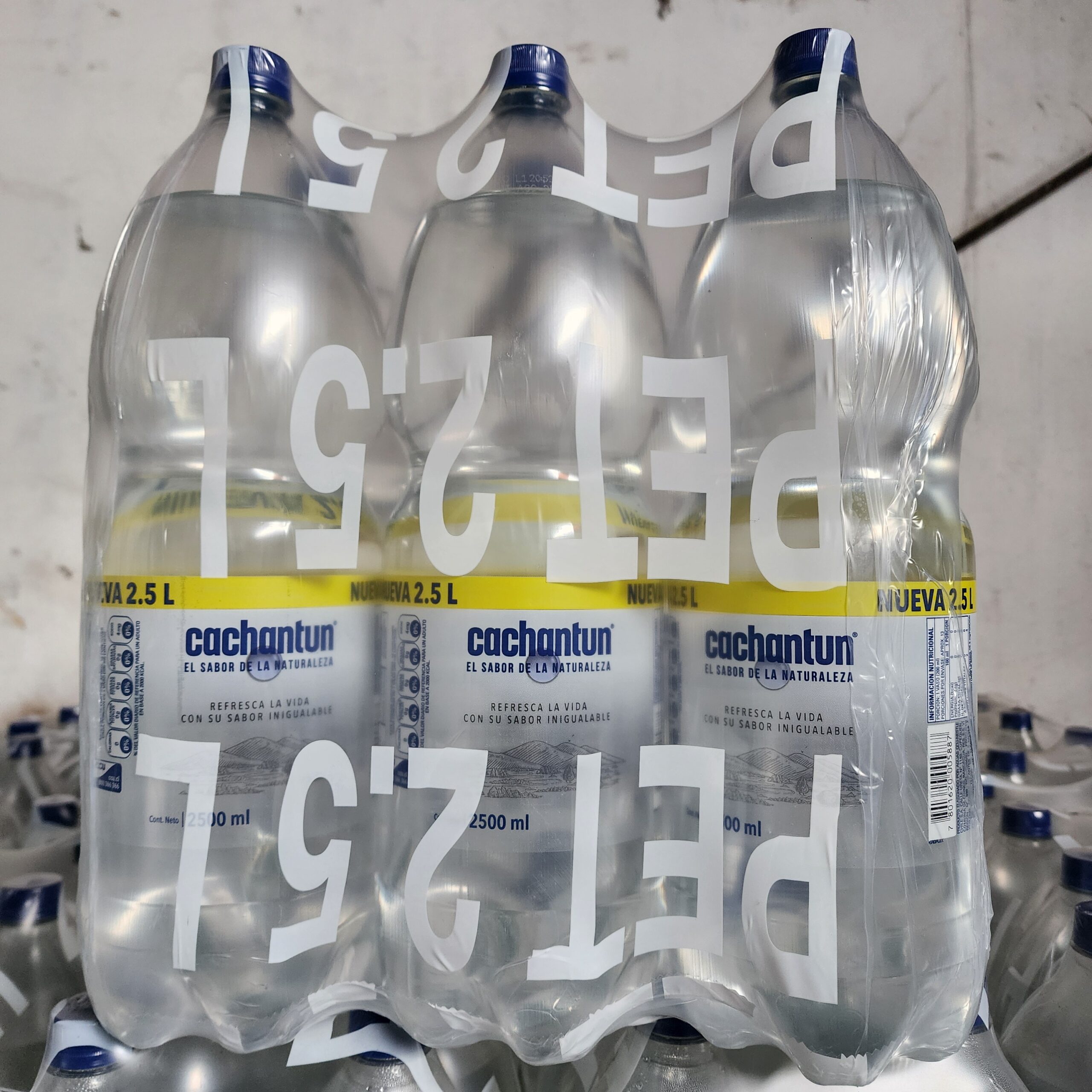 Cachantun 2.5 litros x 6 unidades CON GAS