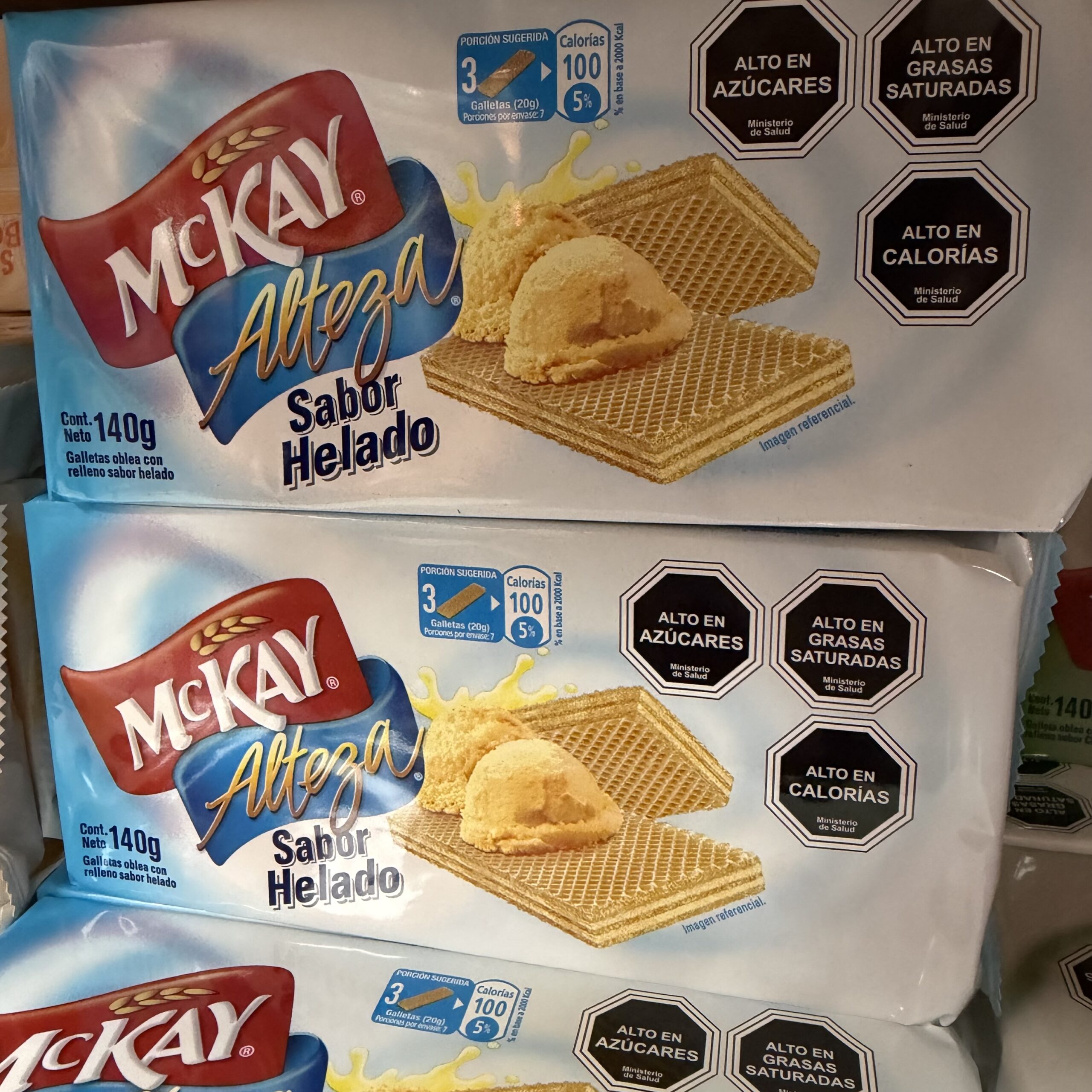 Galleta Oblea HELADO mackay