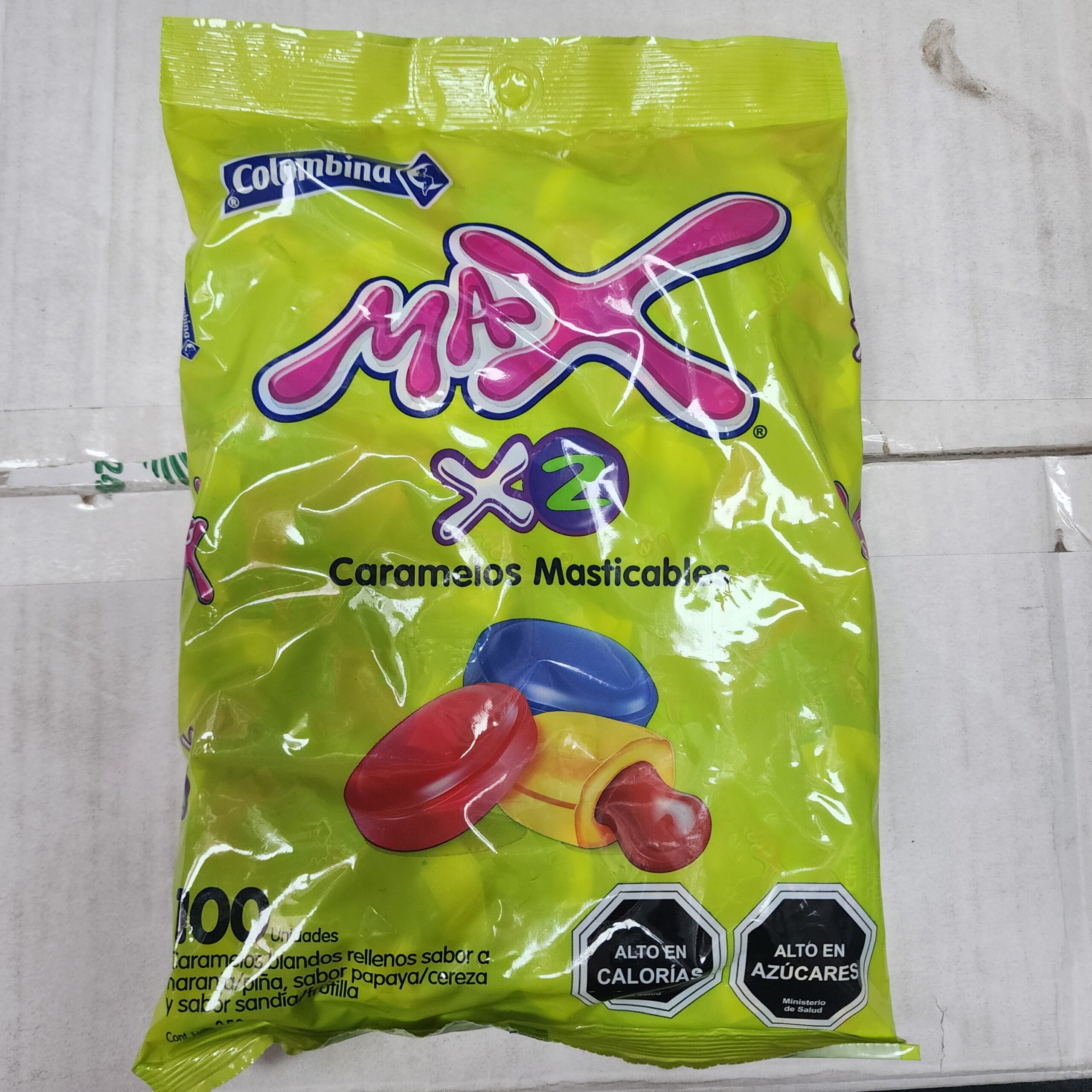 Masticable MAX x2 x100