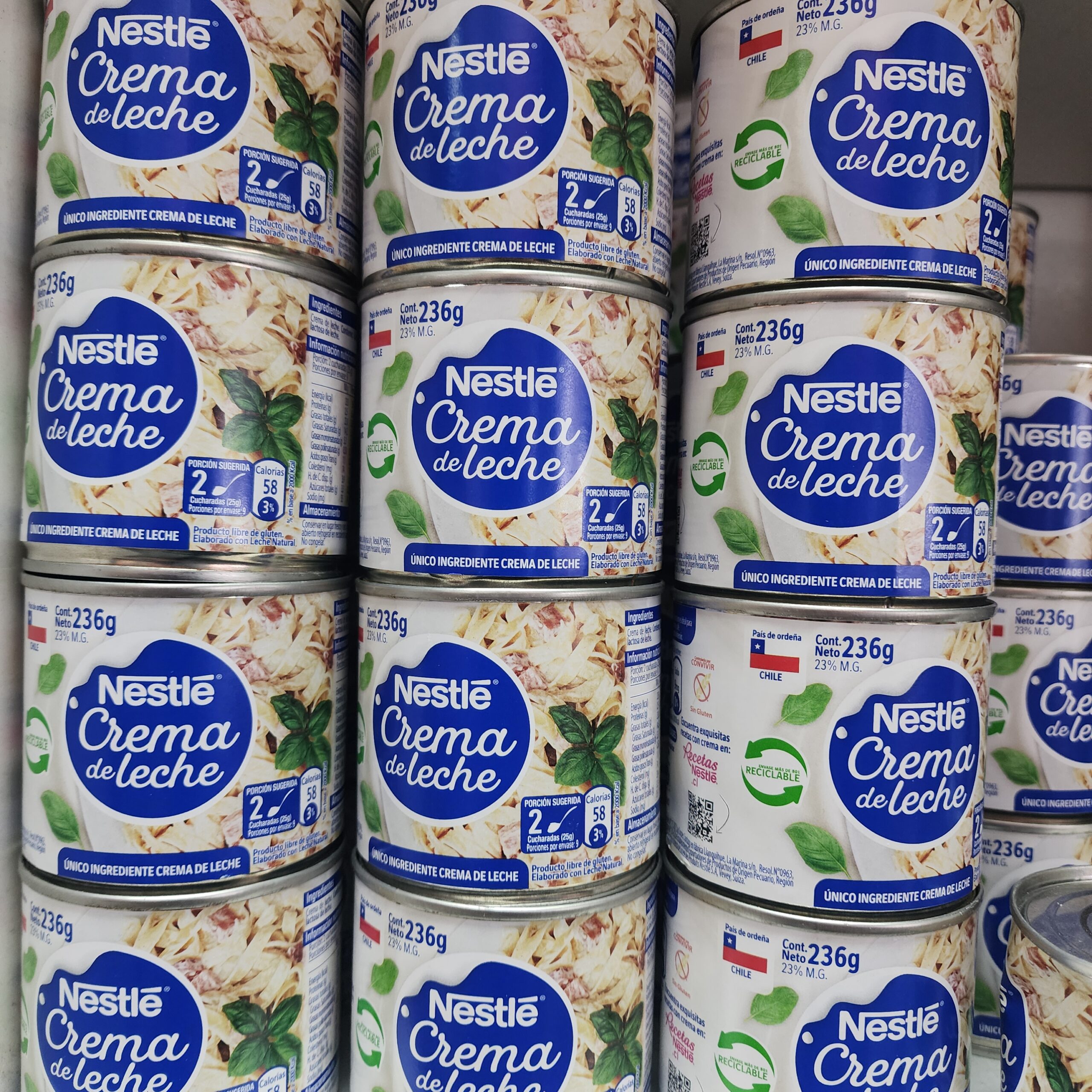 CREMA de leche nestle GRANDE