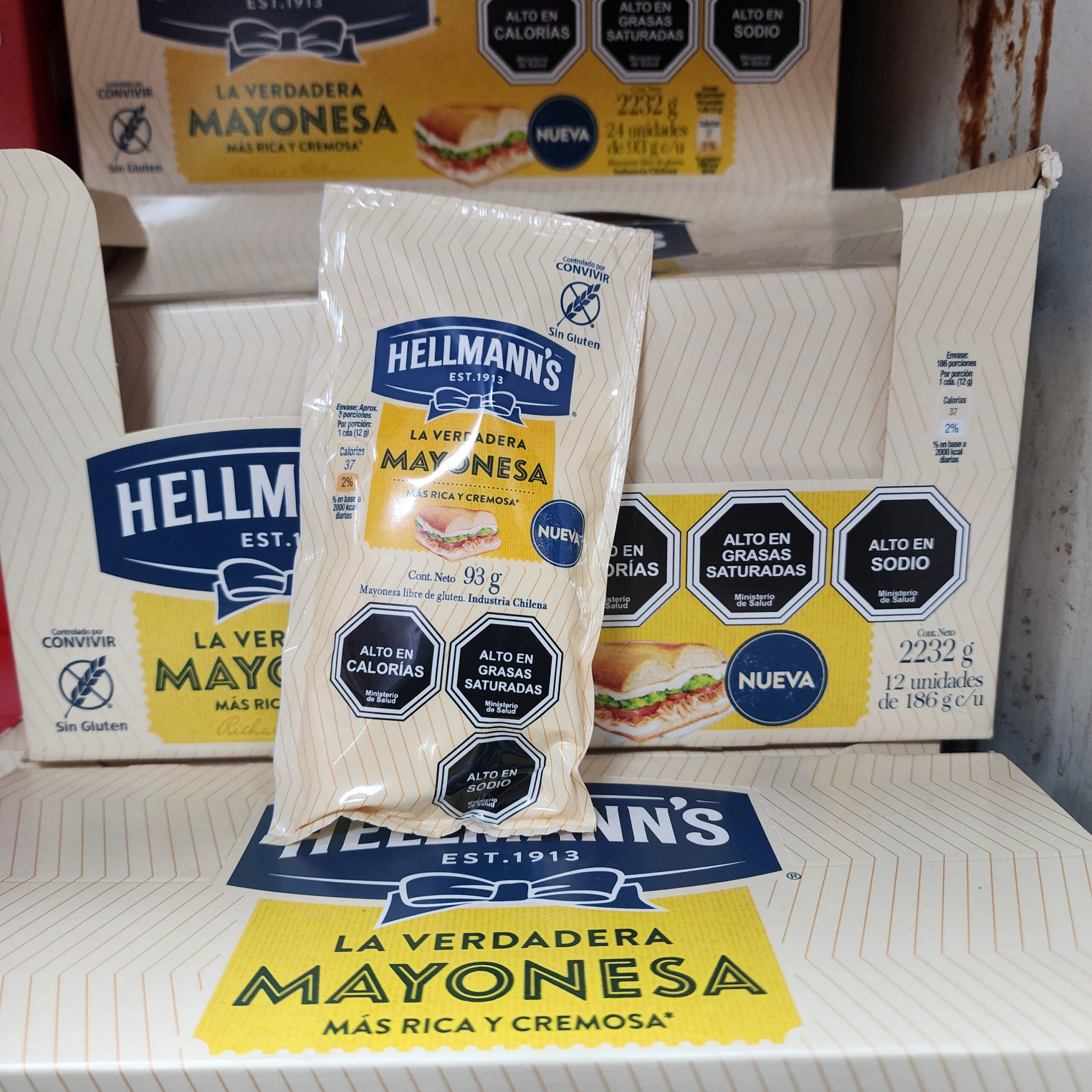 MAYONESA 93gr Hallmanns x 24 unidades