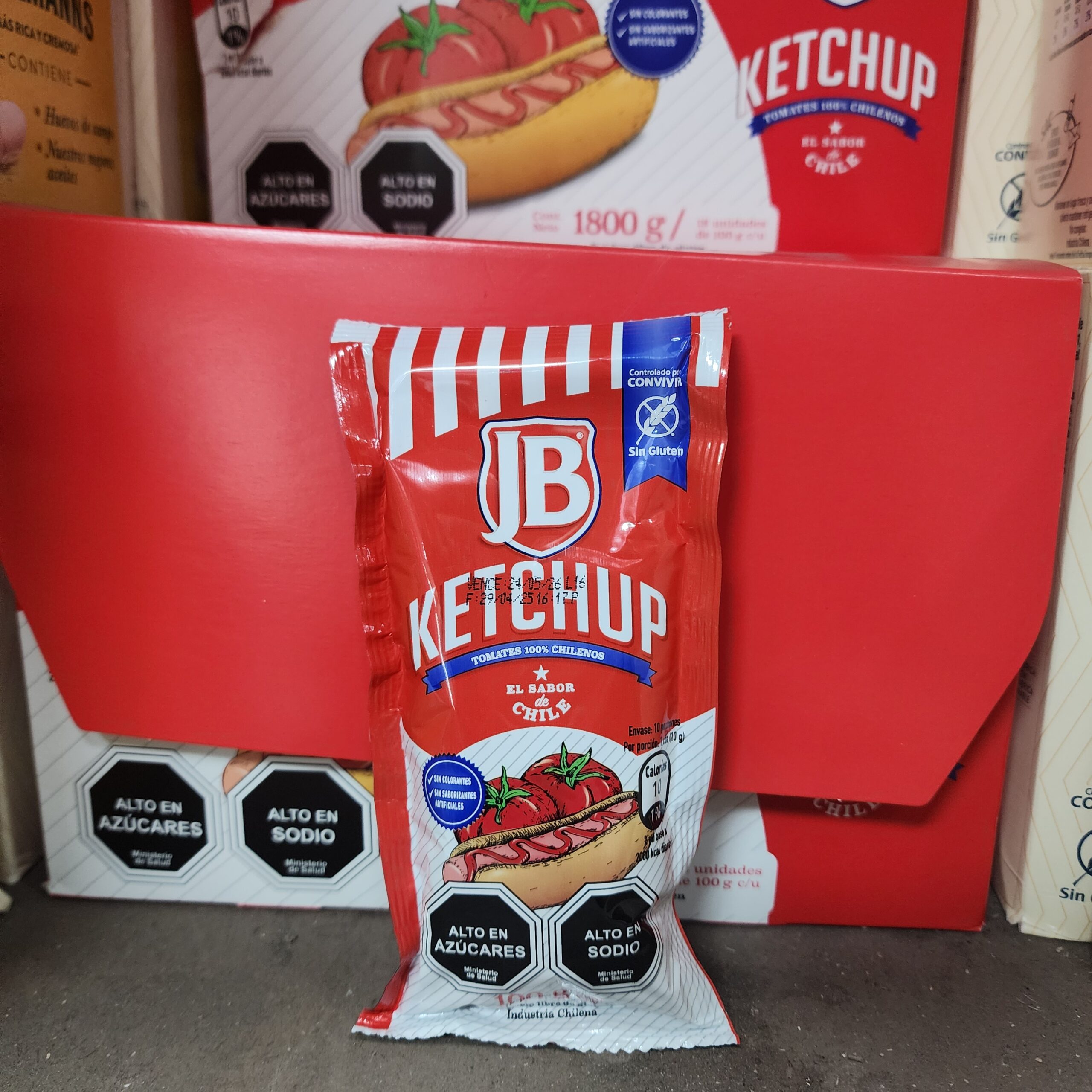 KETCHUP JB X 18 UNIDADES