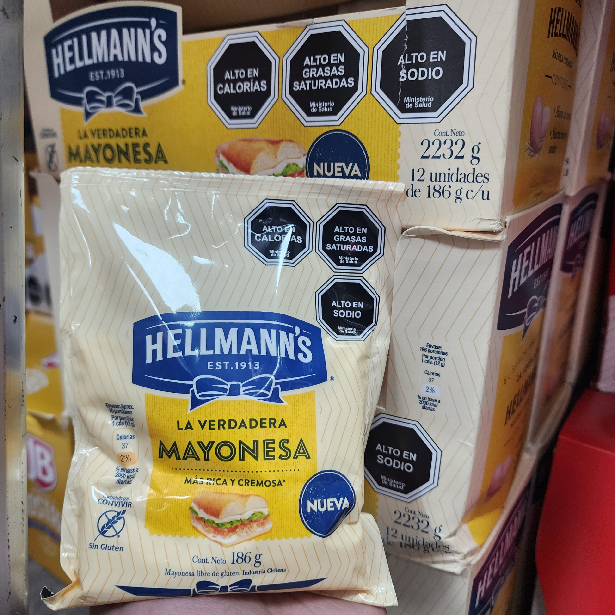 MAYONESA 186gr Hallmanns x 12 unidades