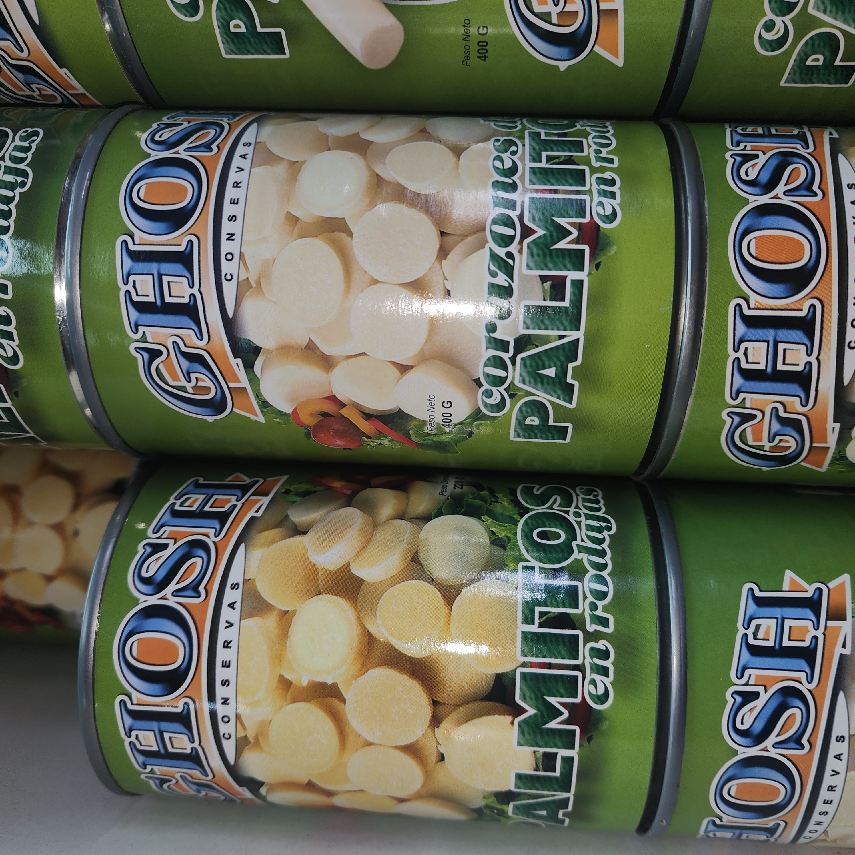 Palmito Laminado 400g