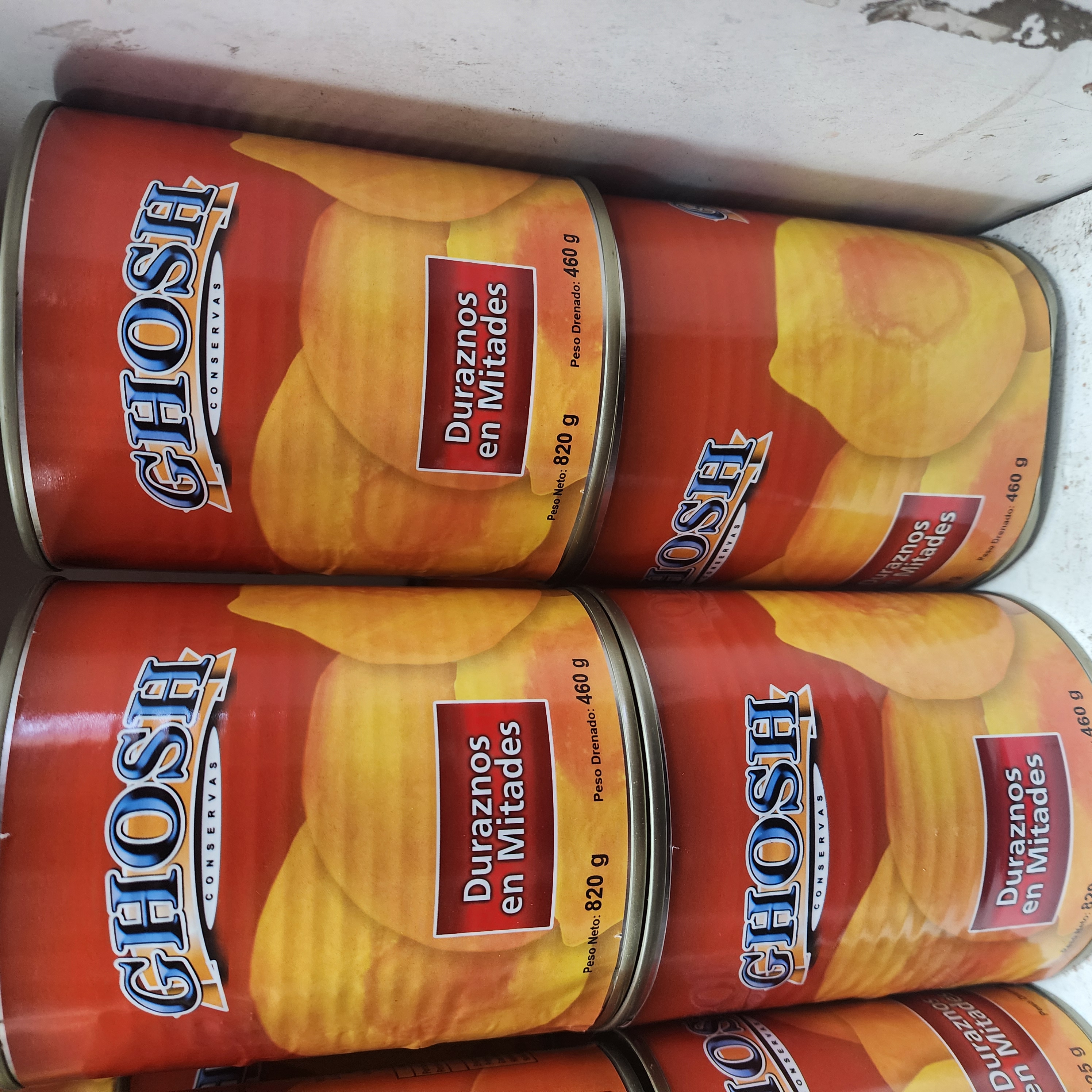 Durasno mitades 800 gr
