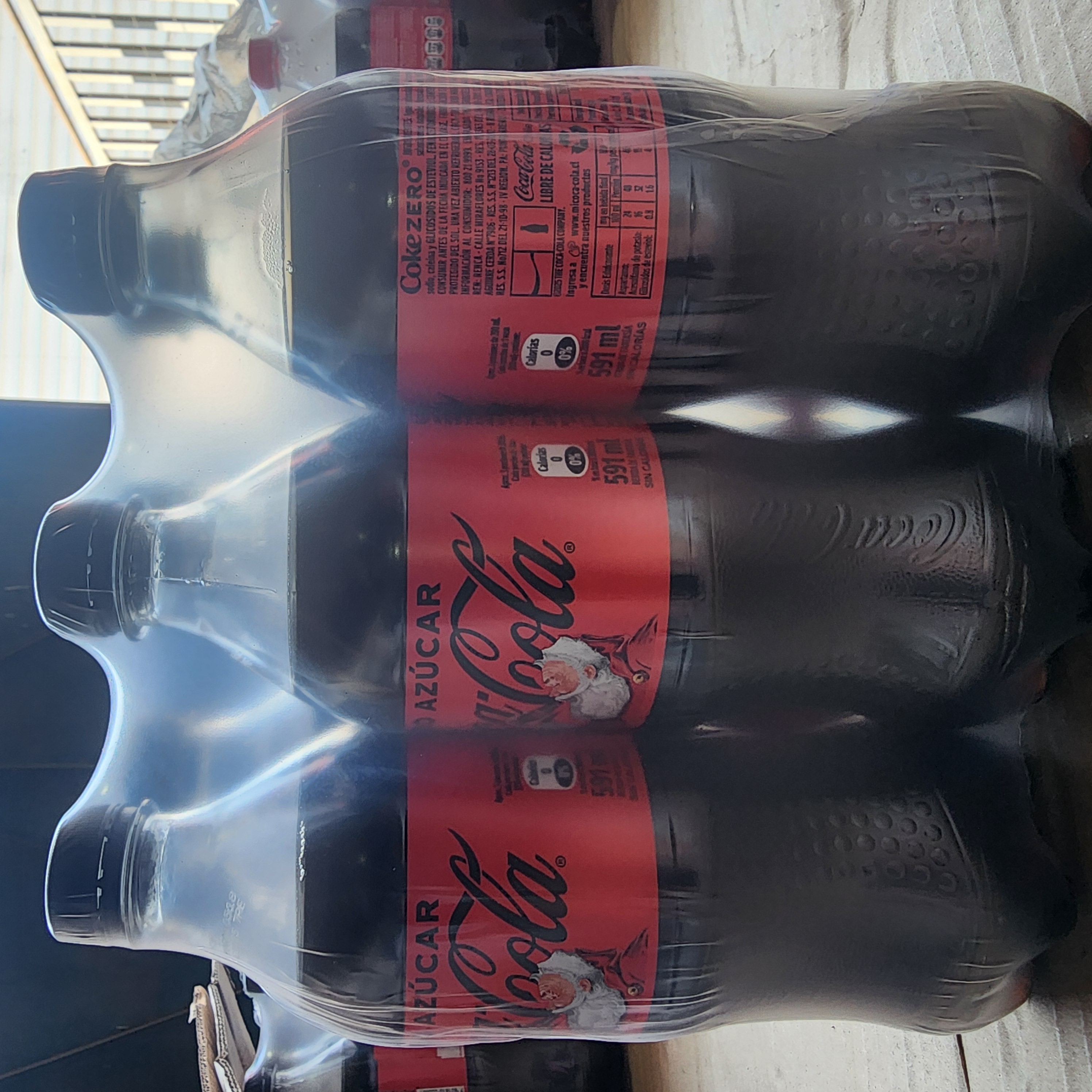 Coca Cola ZERO 591ml x 6 unidades