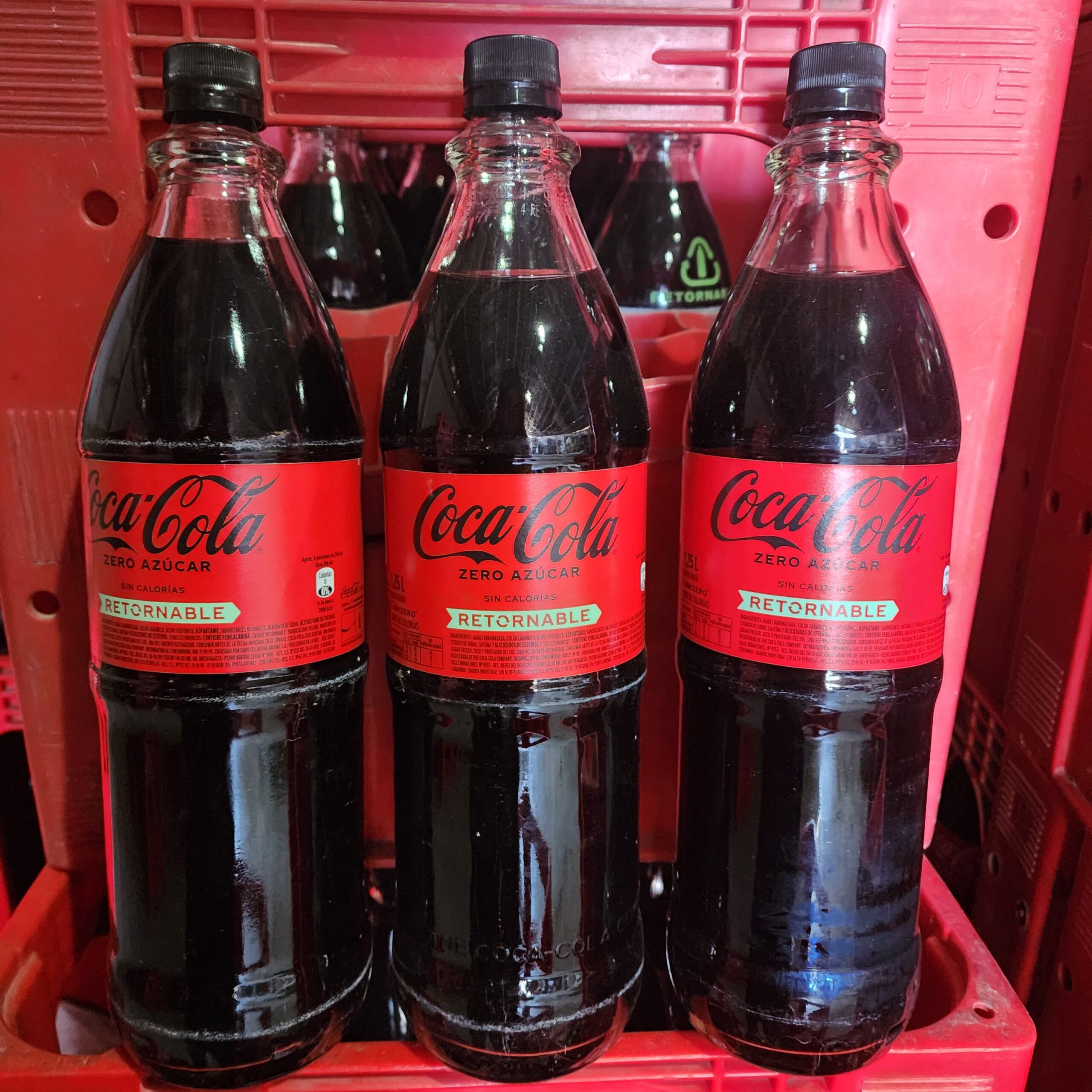 Coca Cola ZERO 1 1/4 - 1.25 (Retornable) x 10 unidades
