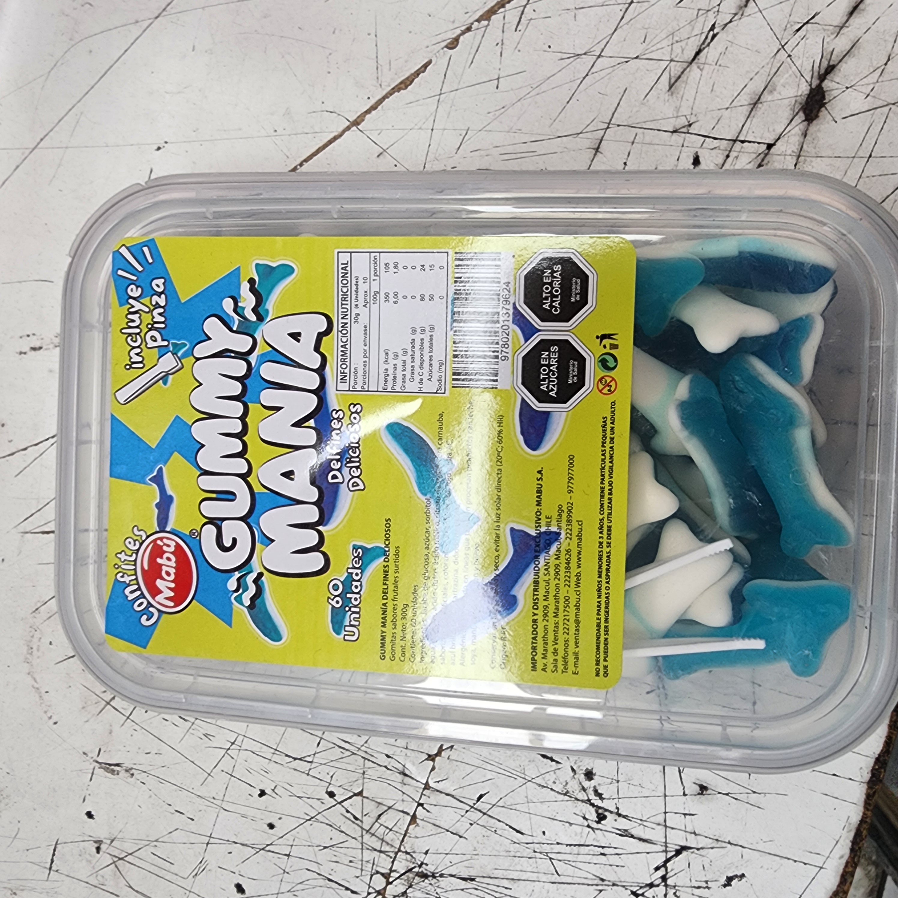 GOMMY MANIA X 60 TIBURONES