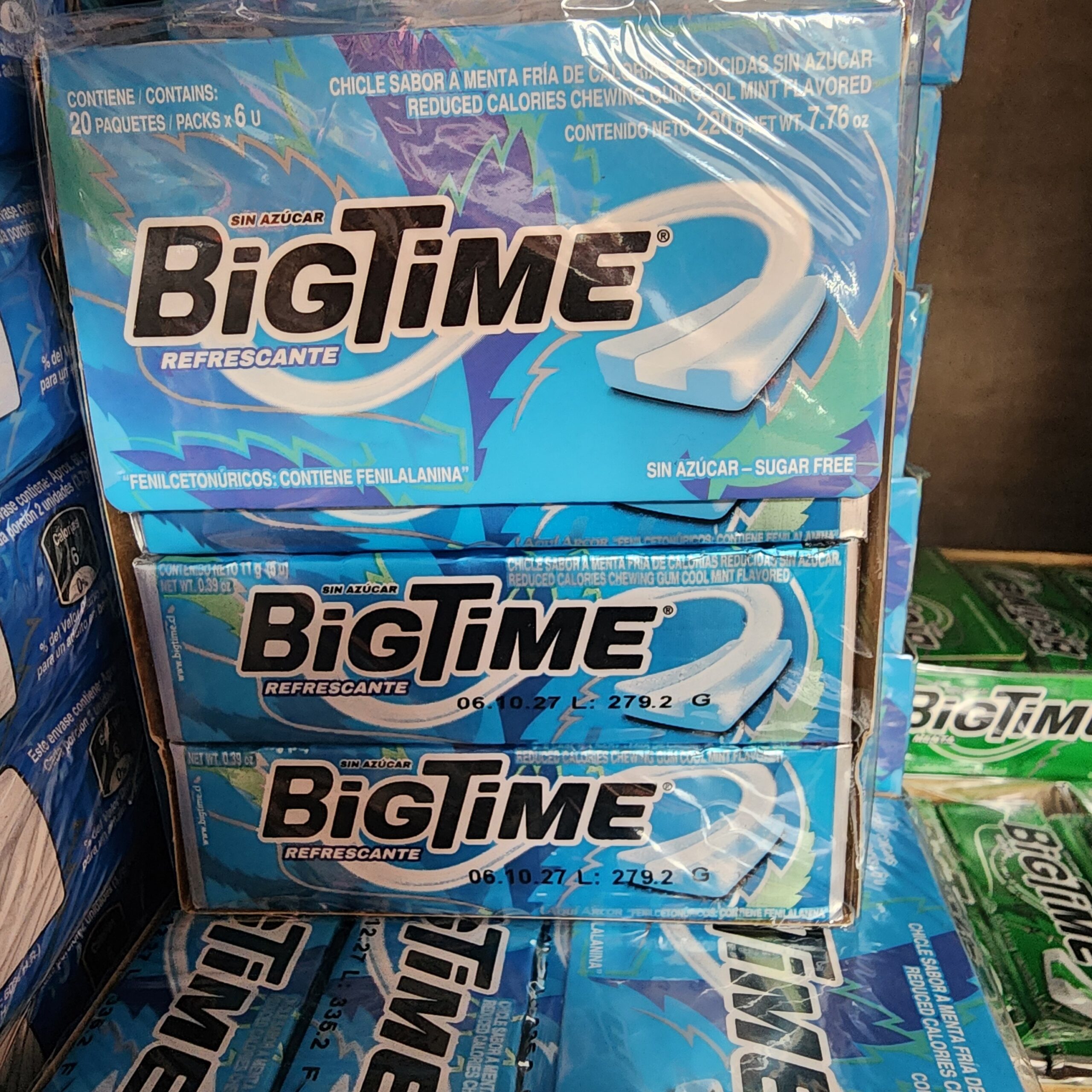 BIGTIME x 20 refrescante (celeste)