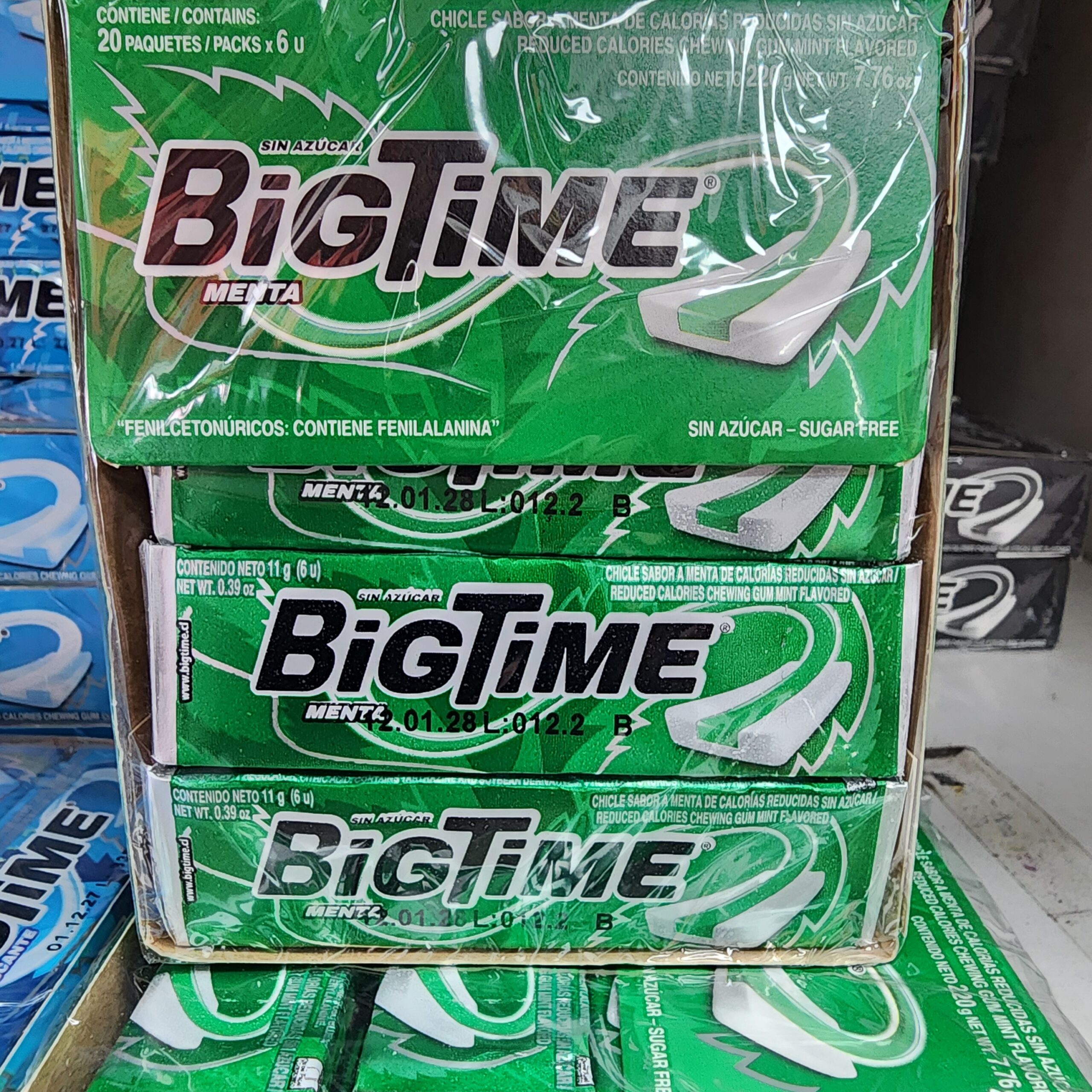 BIGTIME x 20 menta (verde)