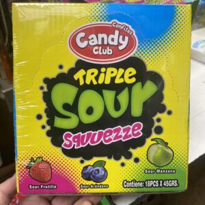 triple SOUR sqquuizze x 18 candy club